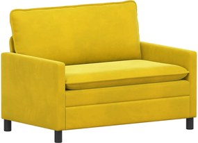 vidaXL Σετ Καναπέ 2 pcs Κίτρινο Βελούδο