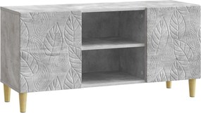 VidaXL Ντουλάπι TV 102 x 34,5 x 50 εκ. Γκρι Σκυροδέματος