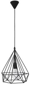 Φωτιστικό Οροφής DM-01 Black 34-0216 Ε/27 Heronia Metal