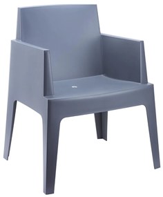 Siesta   Box/P* Armchair Dark Grey  metax-01-00-2543 διάστ.58.0000 x 65.0000 x 80.0000