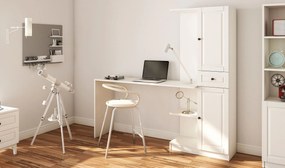 Study Desk &amp; Bookshelf Rb-021 Matte White