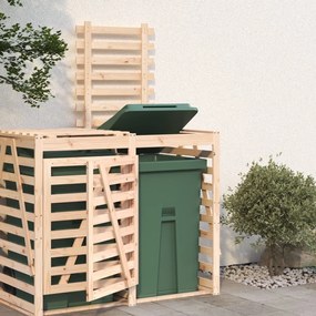 vidaXL Προέκταση Αποθήκευσης Τροχήλατου Κάδου από Μασίφ Ξύλο Πεύκου