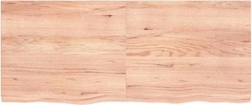 vidaXL Επιφ Τραπεζιού Αν Καφέ 120x50x(2-4)εκ. Επεξ. Μασίφ Ξύλο Δρυός
