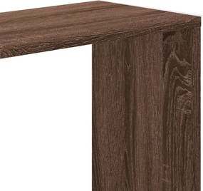 vidaXL Βιβλιοθήκη 5 Επιπέδων Καφέ Δρυς 45x23,5x162,5 εκ. Επεξεργ. Ξύλο