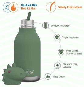 ΜΠΟΥΚΑΛΙ ΘΕΡΜΟΣ 460ml BESTIE DINO ASOBU