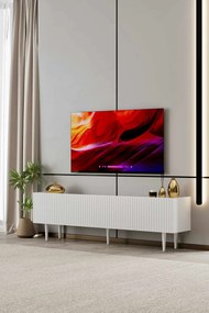 Έπιπλο Τηλεόρασης Λευκό CLORUS 180x29x20