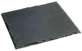 Πλατώ Σερβιρίσματος Σχιστόλιθος 07.739410 20x20cm Black Rock