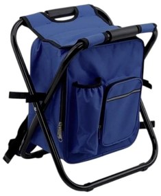 Πτυσσόμενο σκαμπό και σακίδιο camping - 1344 - 170105 - Dark Blue-170105_dbl