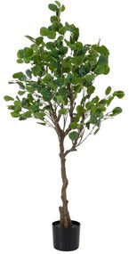 Τεχνητό Δέντρο Eucalyptus 20190 120cm Beige-Green Globostar Πολυαιθυλένιο,Ύφασμα
