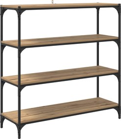 vidaXL Βιβλιοθήκη 3 επιπέδων 100 x 33 x 100 εκ. Artisan Oak