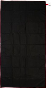 Πετσέτα Microfiber (80x160) Dimcol Quick Dry Black-Bordeaux