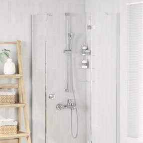 vidaXL Σετ Κεφαλής Ντους Χρωμέ 150 cm Ανοξείδωτο Ατσάλι