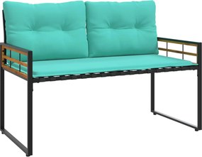 vidaXL Σετ Εξωτερικών Επίπλων με μαξιλάρι 4 pcs Τιρκουάζ
