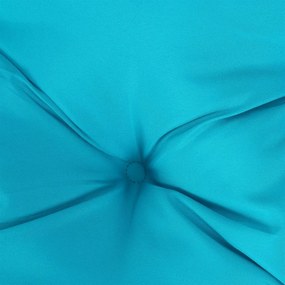 Μαξιλάρια Παλέτας 7 τεμ. Τιρκουάζ Υφασμάτινα - Μπλε