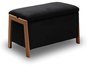 DALI ΣΚΑΜΠΟ VELVET BLACK ΜΕ ΑΠΟΘ. ΧΩΡΟ 75X42X44εκ. ZITA PLUS 75X42X44εκ.