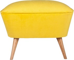 Πουφ Σκαμπό Μουσταρδί LAKE VIEW 45x57x45