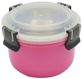 Δοχείο Φαγητού Διπλό 818761 0,80lt Pink Ankor Steel,Plastic