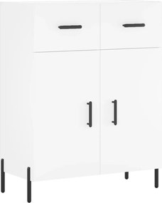 vidaXL Ντουλάπι Λευκό 69,5x34x180 εκ. από Επεξεργασμένο Ξύλο