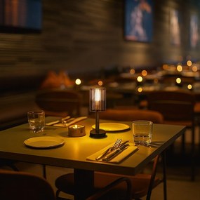 Επαναφορτιζόμενο Επιτραπέζιο Φωτιστικό Simple 1W 3CCT Φυμέ