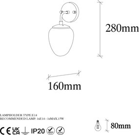 Wall Lamp Ns - 10675 Vintage