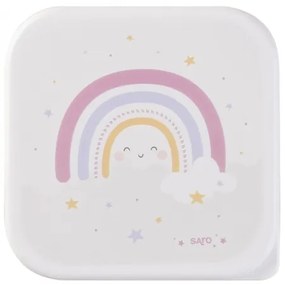 Σετ 3τμχ δοχεία φαγητού Saro Rainbow