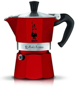 Καφετιέρα-Μπρίκι Espresso Moka Express 209.0004942 3cups Red Bialetti Αλουμίνιο