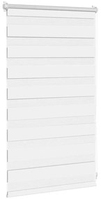 vidaXL Ρόλερ Zebra Λευκό 50 x 100cm