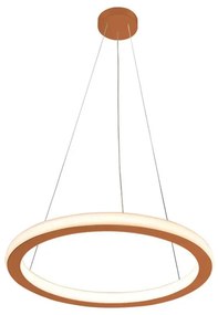 Φωτιστικό Οροφής Κρεμαστό 01381-03 32W LED 3000K 2550Lm D40cm Copper Luma