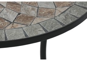 Βοηθητικό Τραπέζι Home ESPRIT Μαύρο Πολύχρωμο 60 x 60 x 72 cm