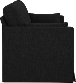 vidaXL Καναπές 180cm Μαύρο Μέταλλο