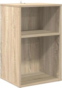 vidaXL Ντουλάπι δίσκων βινυλίου Sonoma Δρυς 38 x 33 x 61 εκ