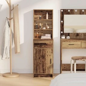 vidaXL Highboard Παλιό ξύλο 41 x 40 x 135 εκ Επεξεργασμένο Ξύλο