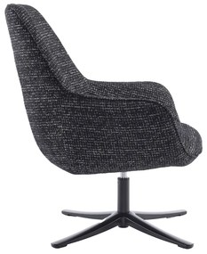 TIFFANY ΠΟΛΥΘΡΟΝΑ ΠΕΡΙΣΤΡΕΦΟΜΕΝΗ ΜΑΥΡΟ ΜΕ PATTERN 80x75x90 - 01-3532