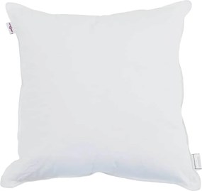 vidaXL Μαξιλάρι με μαξιλάρι Λευκό 80 x 80 cm Βαμβάκι