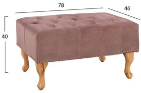 ΤΑΜΠΟΥΡΕ ΥΠΟΠΟΔΙΟ  ΣΑΠΙΟ ΜΗΛΟ ΒΕΛΟΥΔΟ T.CHESTERFIELD EMMA 80x46x42Y εκ.