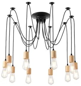 Φωτιστικό Οροφής Πολύφωτο Eurolamp Edison 144-30123