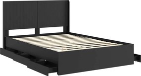 vidaXL Καλάθι με αποθήκη και κεφαλάρι Μαύρο 120 x 190 cm