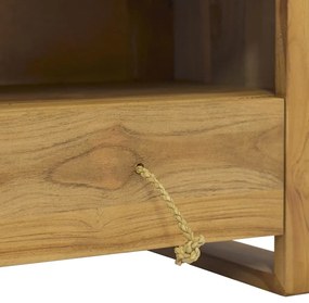 vidaXL Έπιπλο Τηλεόρασης 110 x 30 x 35 εκ. από Μασίφ Ξύλο Teak