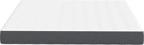 vidaXL Στρώμα Κρεβατιού με στρώμα Γκρι 180 x 200 cm ύφασμα
