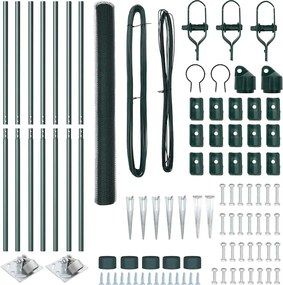 vidaXL Στύλος Περιφράξεων Πράσινο