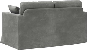vidaXL Καναπές Σκούρο Γκρι
