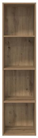 vidaXL Τοίχου Ντουλάπι Τηλεόρασης artisan δρυς 37 x 37 x 142.5 εκ