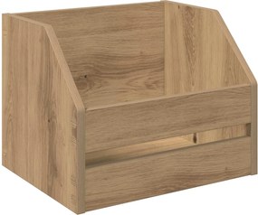 vidaXL Κουτί Άλμπουμ Βινυλίου 2 τμχ. Artisan Δρυς 38 x 30 x 29 εκ