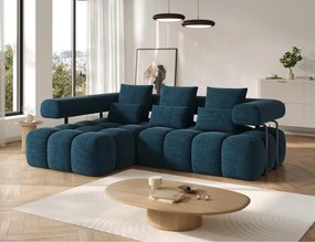 Γωνιακός Καναπές Velly-Μπλε-Αριστερή