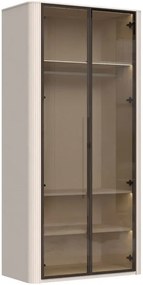 Ντουλάπα Dutchess δίφυλλη glass