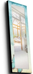 Καθρέπτης Τοίχου 755MER1165 40x120cm Multi Wallity Wood, Fabric
