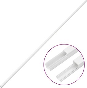 vidaXL Κανάλι Καλωδίων 25 x 16 χιλ. 10 μ. από PVC