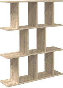 vidaXL Ράφι Τοίχου Sonoma Δρυς 102 x 20 x 96 εκ Επεξεργασμένο Ξύλο