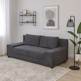 Καναπές Κρεβάτι Favorite Τριθέσιος Γκρι 200x81x71cm