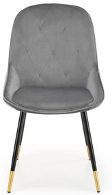 K437 chair color: grey DIOMMI V-CH-K/437-KR-POPIELATY